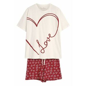 Pijama dama Necesito alb - rosu imagine