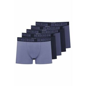 Boxeri(crac mai lung) Over set de 5 perechi albastru - bleumarin - Multicolor imagine