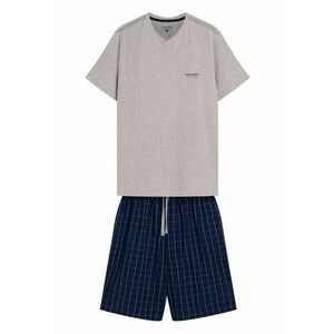 Pijamau barbati Dorm gri - bleumarin imagine