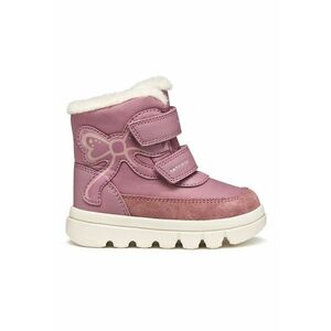 Cizme impermeabile cu velcro Willaboom - Roz prafuit imagine