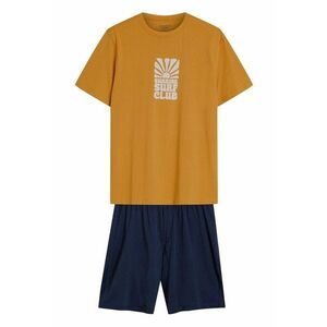 Pijama barbati Sun Orange-Bleumarin imagine