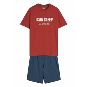 Pijama barbati Sleeper rosu - albastru imagine