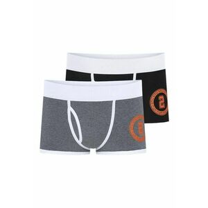 Boxeri barbati Robert Kupisz x set de 2 perechi gri - negru - Gri imagine
