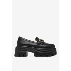 Mocasini Sintetic Negru - Negru imagine