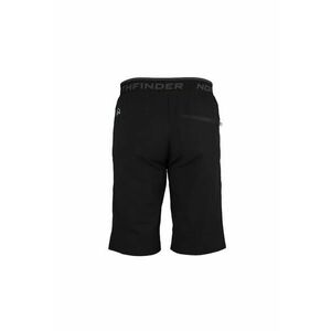 Pantaloni scurti cu talie elastica pentru barbati Roberto - Negru imagine
