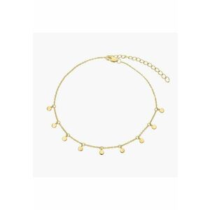 Bratara de picior din argint Golden Allegra imagine