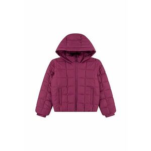 Geaca cu model si fermoar - Violet pruna imagine