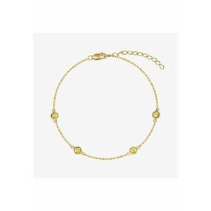 Bratara din argint Birthstone Golden November - Citrin imagine