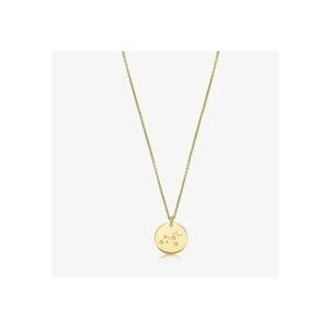 Colier din argint Golden Zodiac - Leo imagine