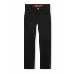 Blugi slim fit cu talie medie - Negru imagine