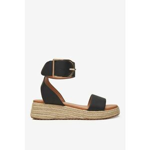 Sandale Sintetic - Negru - Negru imagine