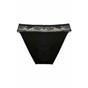 Chiloti dama Julietta - poliamida - design floral - negru imagine