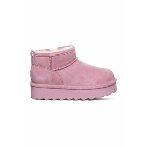 Ghete slip-on de piele intoarsa Retro - Lila imagine