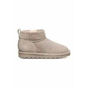 Ghete pull-on de piele intoarsa - Maro taupe deschis imagine