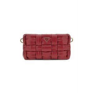 Geanta crossbody cu aspect impletit - Rosu imagine