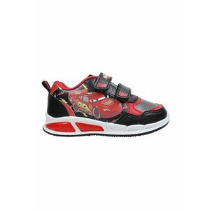 Pantofi sport cu velcro si Lightning McQueen - Rosu/Negru imagine