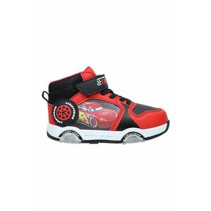 Pantofi sport inalti cu LED Lightning McQueen - Rosu/Negru/Gri inchis imagine