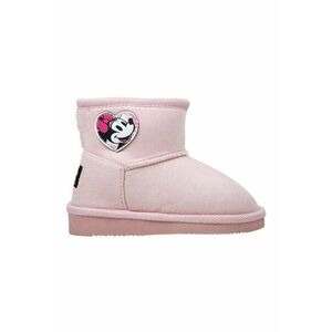 Ghete fara inchidere cu Minnie Mouse - Alb/Roz pal imagine