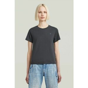 Tricou uni de bumbac organic - Albastru deschis/Gri inchis imagine