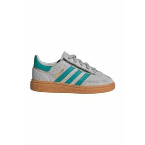 Pantofi Spezial din piele intoarsa pentru handbal - Gri/Verde persan imagine