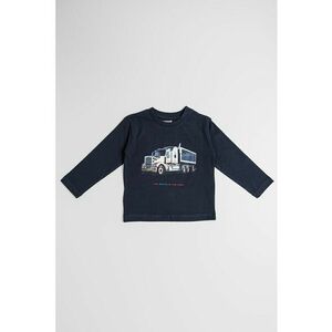 Bluza cu imprimeu grafic - Bleumarin imagine