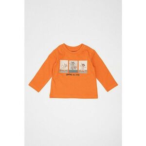 Bluza cu imprimeu grafic - Portocaliu imagine