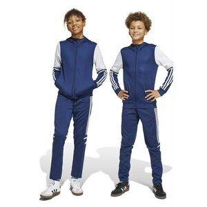 Pantaloni cu slituri cu fermoar - pentru fotbal - Alb/Albastru inchis imagine