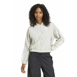 Bluza de trening cu guler baseball si fermoar - Alb/Alb fildes imagine