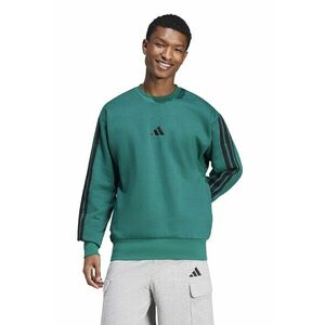 Bluza de trening din amestec de bumbac cu detaliu monograma - Negru/Verde persan imagine