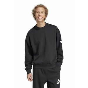 Bluza de trening lejera cu maneci cazute Essentials - Alb/Negru imagine