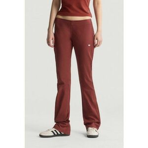 Pantaloni cu slituri cu fermoar Premium Essentials - Visiniu imagine