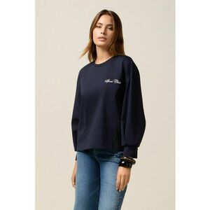 Bluza de trening lejera din amestec de bumbac - Bleumarin imagine