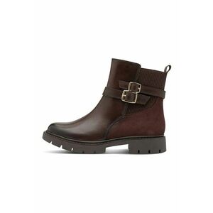 Ghete de piele - Auriu/Maro cognac imagine