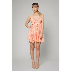 Rochie mini cu volane imagine