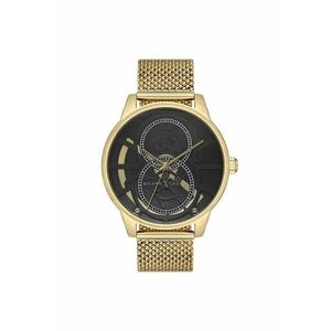 Ceas barbatesc MEX3246 - 44mm - culoare aurie - curea textila - rezistenta la apa 5 ATM imagine