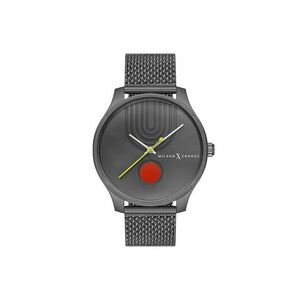 Ceas barbatesc MEX3238 43mm - curea textila gri - rezistenta la apa 3 ATM imagine