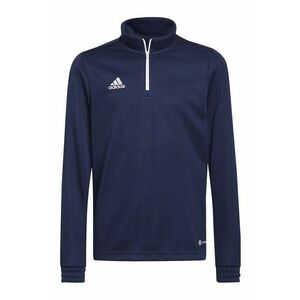 Bluza cu fermoar scurt - pentru fotbal Entrada 22 - Bleumarin imagine