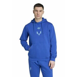 Hanorac cu buzunar kangaroo pentru fotbal Messi - Albastru royal imagine
