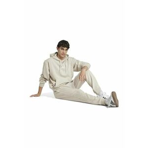 Pantaloni de trening cu snur in talie si croiala conica FeelCozy - Bej deschis imagine
