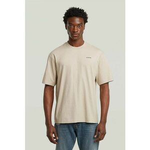 Tricou din amestec de bumbac organic cu logo discret pe piept - Alb fildes imagine
