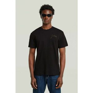 Tricou din bumbac organic cu detaliu logo - Negru imagine