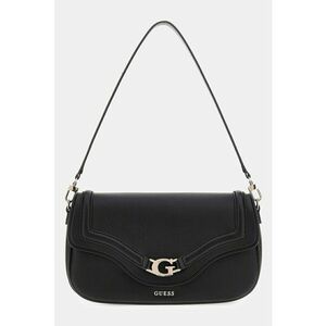 Geanta crossbody de piele ecologica cu buzunar pe partea din spate cu fermoar - Negru imagine