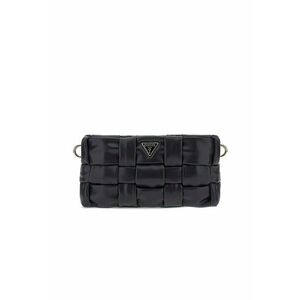 Geanta crossbody cu aspect impletit - Negru imagine