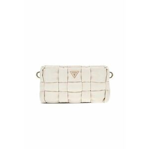 Geanta crossbody cu aspect impletit - Crem imagine