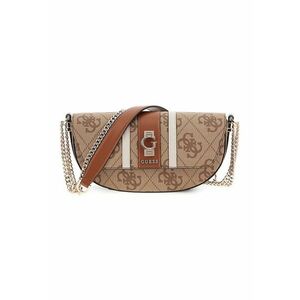 Geanta crossbody cu model logo - Maro deschis imagine