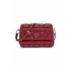 Geanta crossbody cu aspect impletit - Rosu imagine