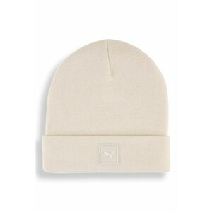Caciula unisex cu logo Wardrobe Essentials - Crem imagine