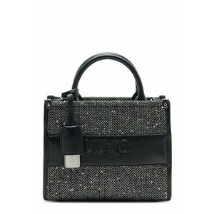 Geanta shopper cu paiete - Negru imagine