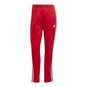 Pantaloni de trening slim fit Adicolor - Alb/Coral imagine