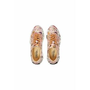 Pantofi sport dama - BURTON 31 - Piele naturala - Multicolor - Multicolor imagine